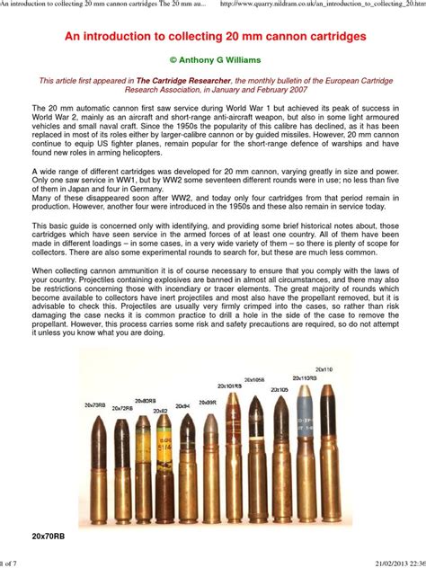 Amm 20mm Cannon Cartridges Cartridge Firearms Anti Aircraft Warfare