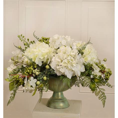 Shop for silk artificial hydrangeas arrangements & artificial hydrangea flower arrangements that will mark the importance of any occasion. Floral Home Decor Silk Hydrangea Centerpiece in Bowl ...