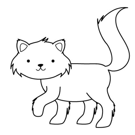 imagen de un gato para colorear - Búsqueda de Google | Coloring pages