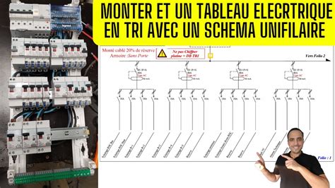 Comment Monter Un Tableau électrique Triphasé Avec Un Schéma Unifilaire