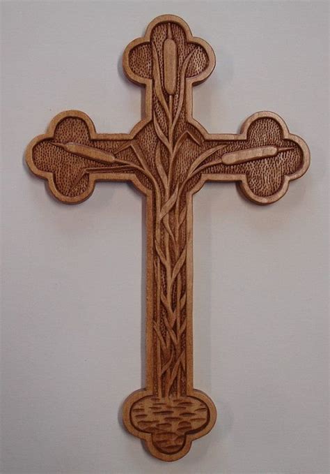 Hand Carved Wood Designer Cross By Holiwood On Etsy 8500 Wooden