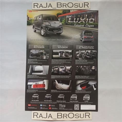 Jual Poster Brosur Daihatsu New Luxio Shopee Indonesia
