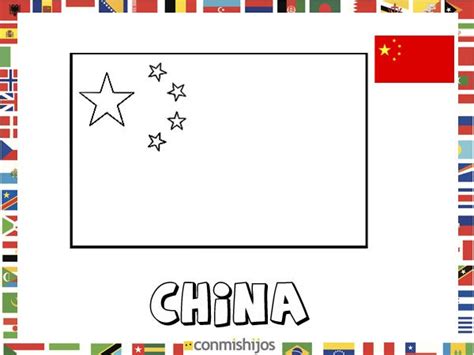 Bandera de colombia para colorear. Bandera de China. Dibujos de banderas para pintar