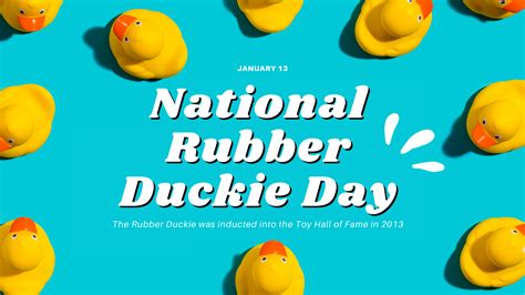 Jan 13 National Rubber Duckie Day Markey Digital Signage