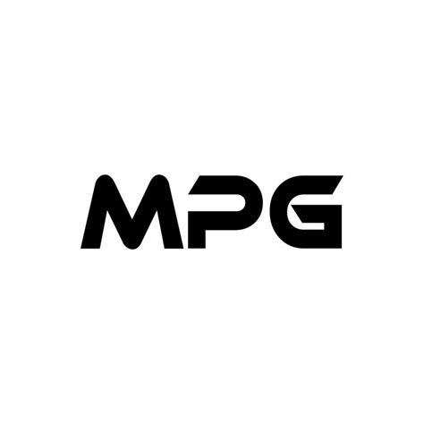 Mpg Letra Logo Diseño Inspiración Para Un único Identidad Moderno