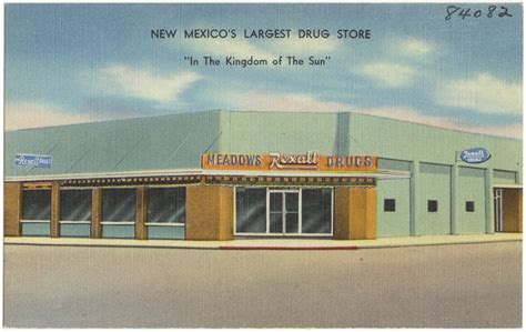 Meadows Rexall Drugs New Mexicos Largest Drug Store In The Kingdom