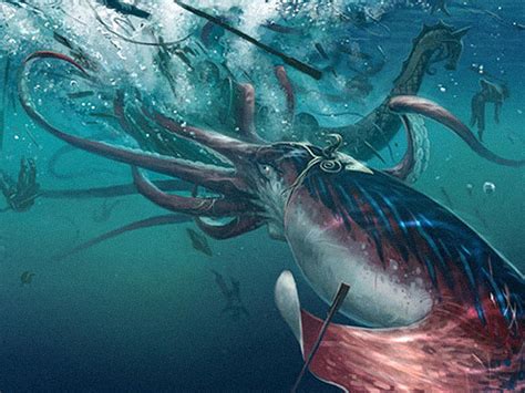 The Giant Squid Origin Of The Mythical Monster Kraken — Secret History