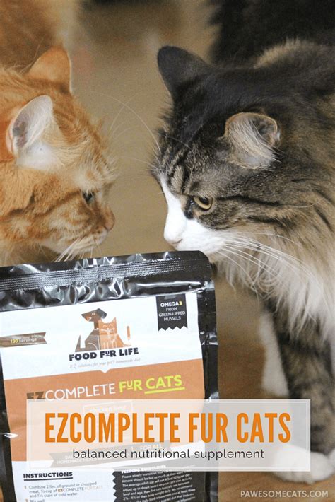 A controlled baking process aimed at providing just enough heat to eliminate surface bacteria without breaking down nutrients is a possible compromise to the raw/cooked. Raw Cat Food Supplement - EZComplete Fur Cats | Pawesome ...