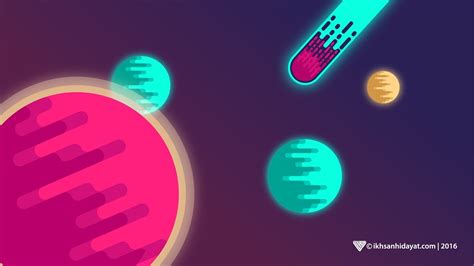 Find images of graphic design. Graphic Design | How to create Space Flat Style ...