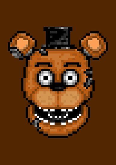 Five Nights At Freddys 2 Pixel Art Withered Old Freddy
