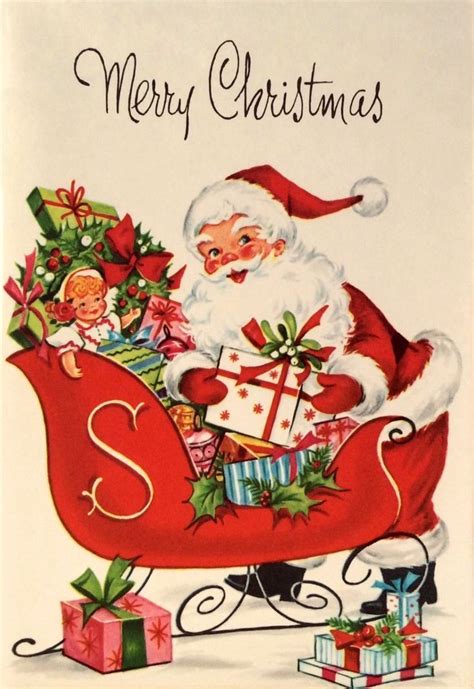 1655 Best Christmas Vintage Santas And Sleighs Images On Pinterest Papa