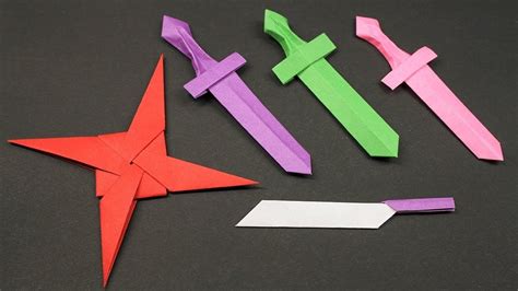 Easy Origami Paper Ninja Starswordknife How To Make Ninja Star
