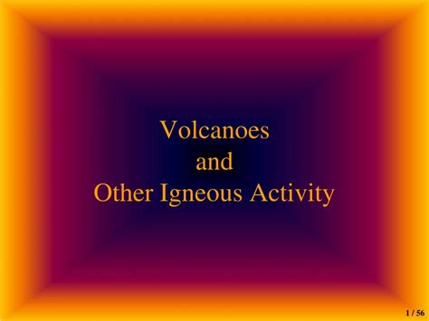 Ppt Volcanoes And Other Igneous Activity Powerpoint Presentation