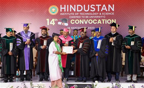 14th convocation held at hindustan institute of technology and science