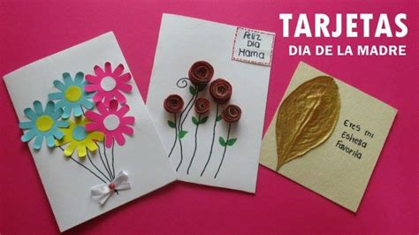 Como Hacer Tarjetas Para Mama Paso A Paso Varias Tarjetas