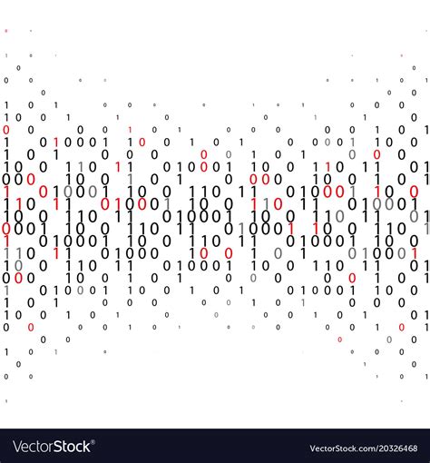 Abstract Binary Code Technology Background Vector Image Posted By