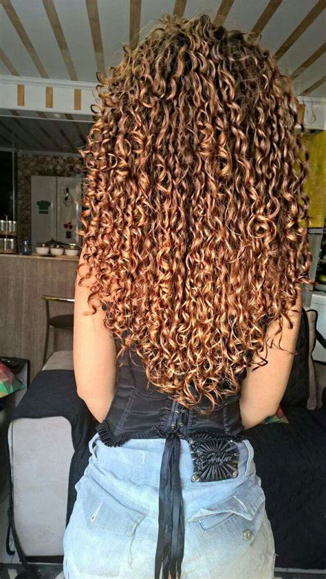 Long hair which is curled looks sexy. Cachos acobreados | Cabelo, Cabelo lindo