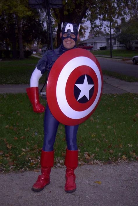 If you're also looking to dress up like these heroes, then i've rounded up some of the coolest avengers endgame costumes for you. DIY Superhero Costume : DIY Captain America Halloween Costume | Captain america halloween ...