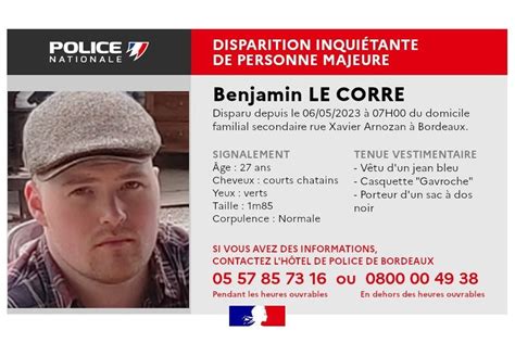 Un Jeune Homme Porté Disparu à Bordeaux La Police Lance Un Appel à Témoin