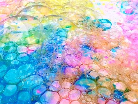 First, tape the edges of your paper to a. BUBBLE ART WITH RECYCLED BOTTLES FOR KIDS - Hello Wonderful