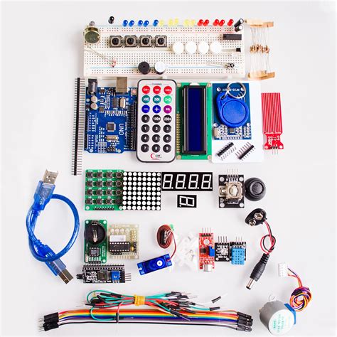 Arduino Uno Kit Components Kit Complet Arduino Pierron This