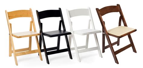 Wood folding chairs, just like any other wooden furniture are easy to maintain. Chairs - Padded Folding Chairs - AV Party Rental