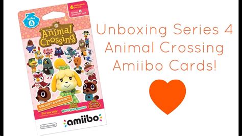 Maybe you would like to learn more about one of these? Animal Crossing Series 4 Amiibo Cards Unboxing - YouTube