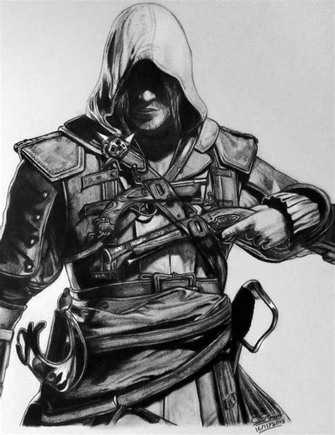 Assassin S Creed 4 Fan Art Drawing By LethalChris On DeviantArt