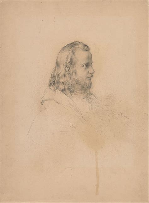 Drawing Of Samuel Palmer By George Richmond The Artist Is Shown