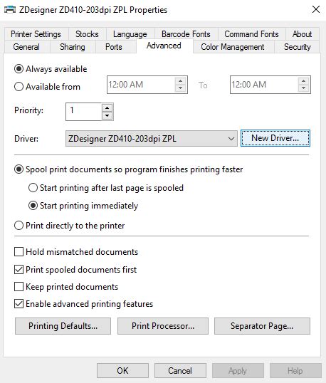 The zebra setup utilities software will be needed to complete if you are still having issues downloading or configuring your zd410, feel free to contact indicaonline support or contact zebra tech support at. Changing your Zebra ZD410 printer driver on Windows ...