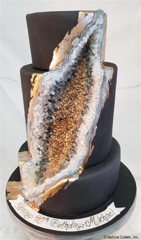 Ideas For The Most Stylish Dessert The Geode Cake