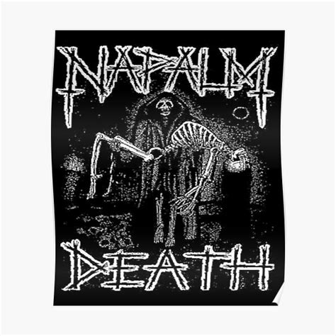 Napalm Death Poster For Sale By Mentor226 Redbubble