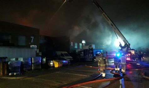 London News Firefighters Scramble To Tackle Huge Blaze Near Heathrow