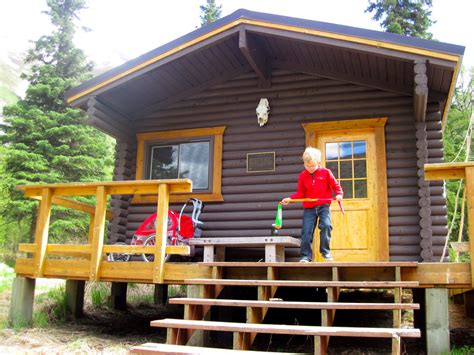 We prefer the charm of log cabins, but this cabin was built out of lumber and plywood. Cabin Camping 101 | Alaska Public Media