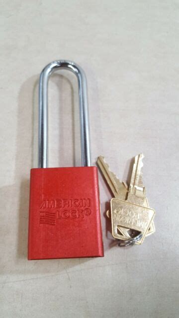 American Lock Series 1100 A1107kared W 2 Keys For Sale Online Ebay