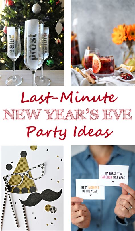 Last Minute New Years Eve Party Ideas • Rose Clearfield