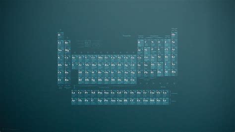 Periodic Table Of Elements Wallpapers Wallpaper Cave