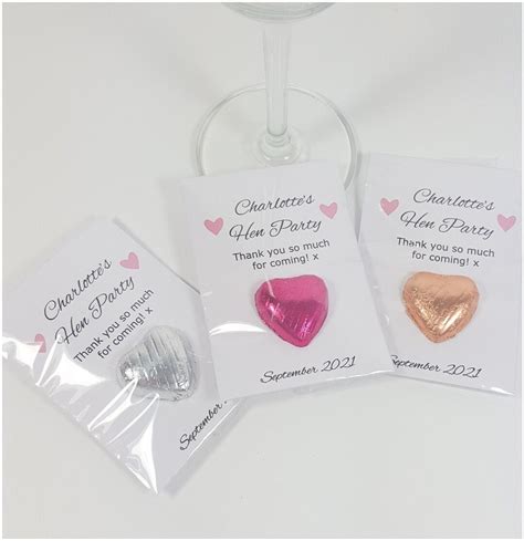 Personalised Hen Party Favours Custom Hen Do Favour Chocolate Etsy Uk