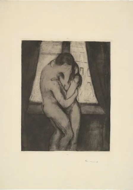 The Kiss Edvard Munch Expressionism Symbolism Art Poster Eur