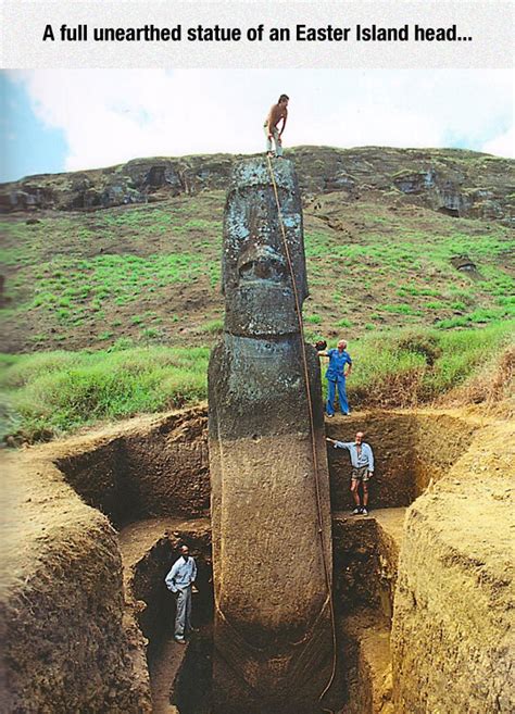 easter island giant moai head statues revealed wititudes