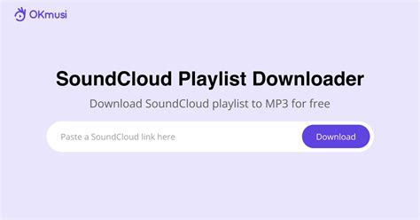 Soundcloud Playlist Downloader Playlist To Mp3 320kbps