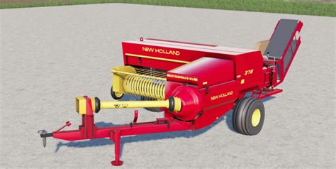 New Holland 378 Small Square Baler Fs19 Farming Simulator 19 Mod
