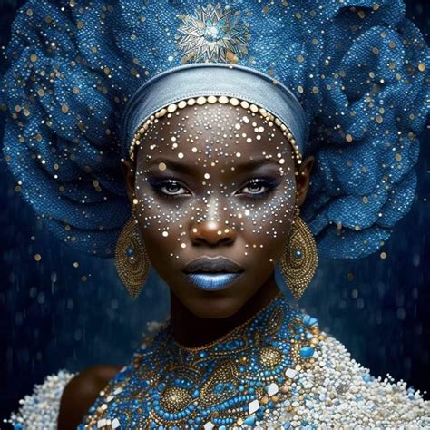 Black Magic Fantasy Women Fantasy Art African Tattoo Mermaid