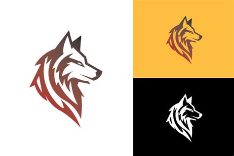 Wolf Logo Graphic By Love Graphic · Creative Fabrica