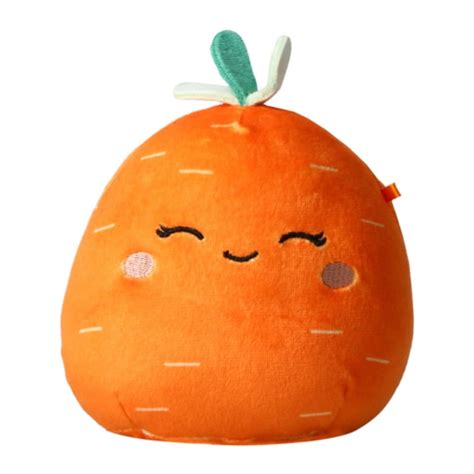 Squishmallows Official Kellytoy Plush 5 Inch Caroleena The Carrot