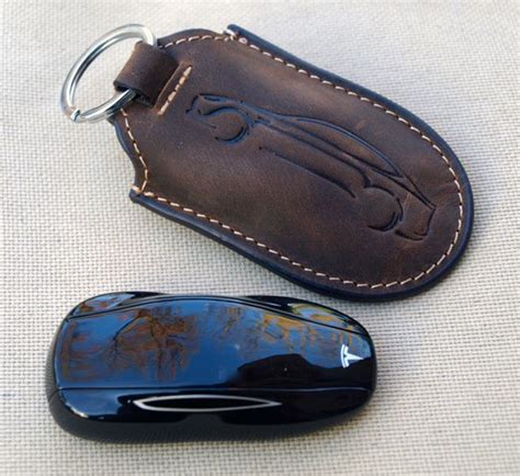 The Original Tesla Model S Leather Key Fob Holder