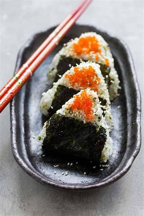 Onigiri Easy And Delicious Japanese Rice Balls Shaped In Triangles