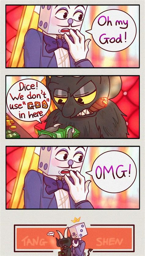Comic Fanart Kingdice Thedevil Devildice Cuphead Thanks Game Cuphead Game Deal With The