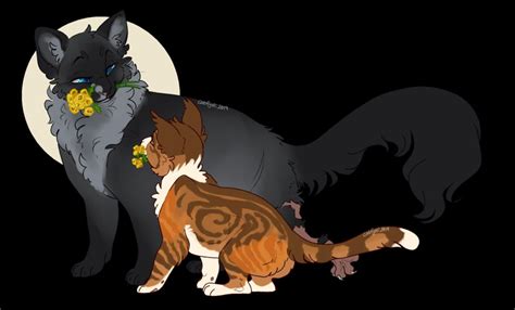 Cinderpelt And Leafpaw Warrior Cat Drawings Warrior Cats Art Warrior