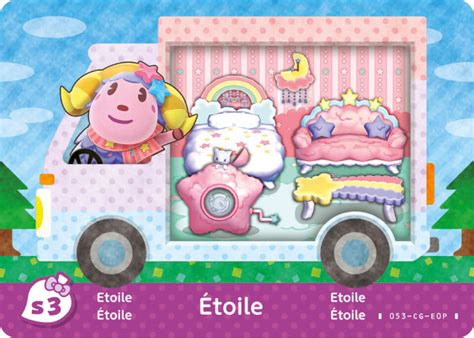 Fan of animal crossing but missed out on the hello kitty sanrio new leaf amiibo cards? Étoile (Animal Crossing x Sanrio Cards) amiibo card - amiibo life - The Unofficial amiibo Database